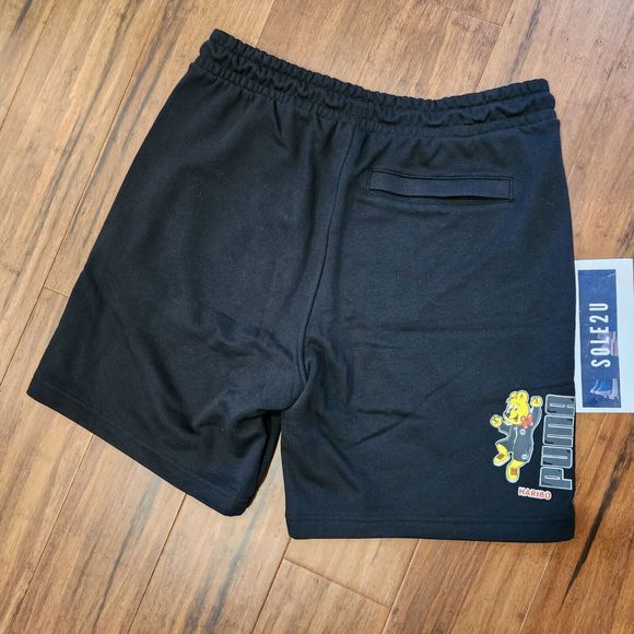 Puma x Haribo Gummy Bears Sweat Shorts Black 532764-01 Men's L - Picture 2 of 4